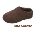 Women's Sheepskin Moccasins - CLOG Slipper-Shoe - sierra indoor/outdoor sole;  available colors: golden tan and ivory, chocolate, and black sheepskins; sizes: 5-11 (full sizes only)